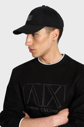 Armani Exchange Organic Cotton Hat with Logo Men's HAT 954208 3F107 00020